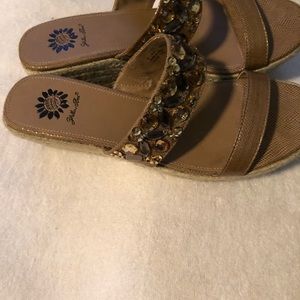 Yellow Box sandals